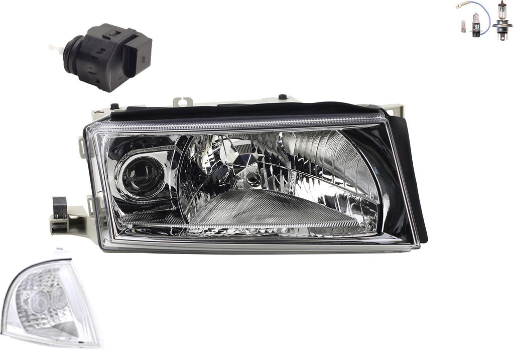 Johns, Scheinwerfer Osram Night Breaker Laser kompatibel zu Skoda Octavia Rechts 1U1941018P 1U1941018D 1U0953156D 1U0953156C 1J0941295A 1041664 994839