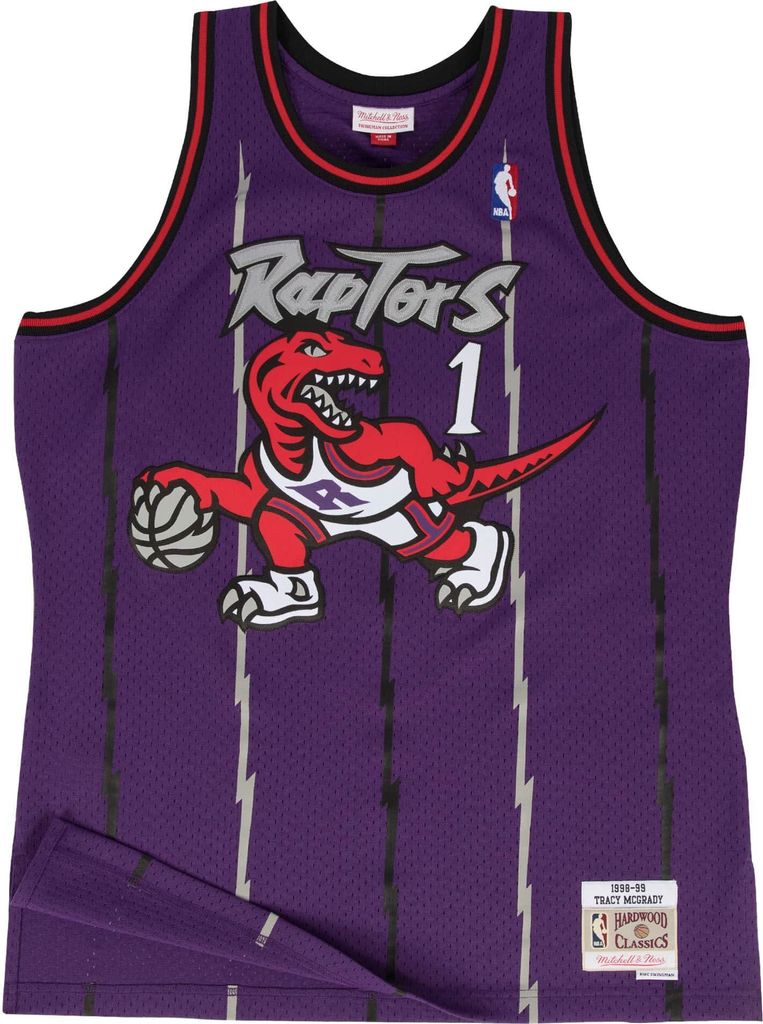 Mitchell & Ness NBA Swingman Road Jersey Raptors #98 Tracy McGrady purple M