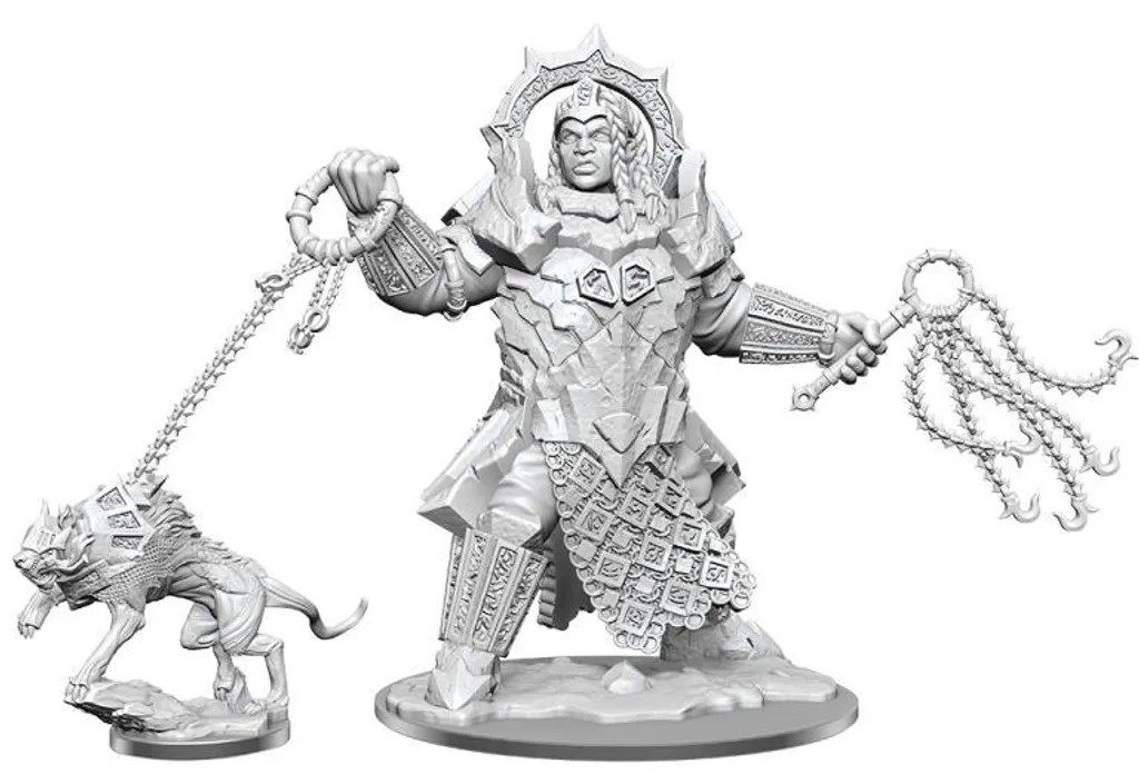 Cadre D&D Géant de Feu Impression Premium - Déco Fantasy Finition Bois - 2