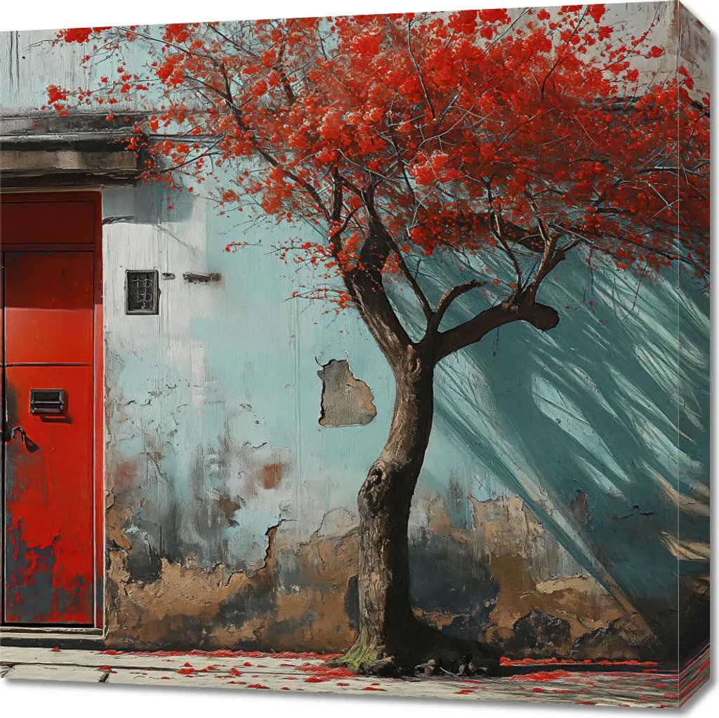 Quadro Canvas Vista sull'antico 60x60 - Emozioni d'Arte da Parete