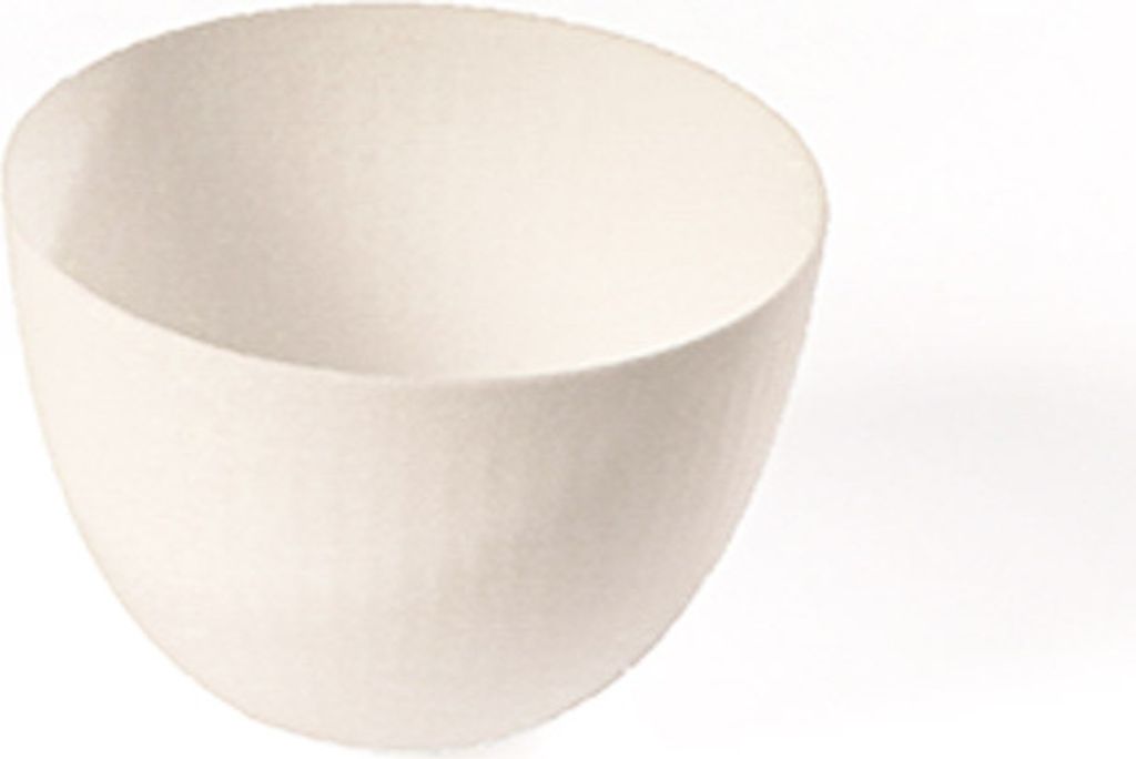 Schüssel aus Zuckerrohr in Weiss, rund, Ø 80 x h 54 mm, 20 Stück