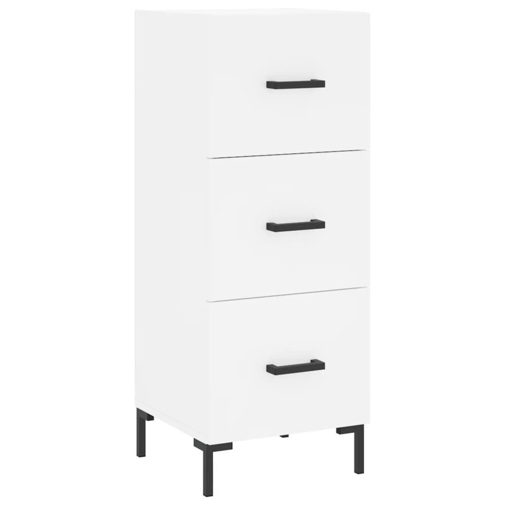 Sideboard Weiß 34,5x34x90 cm Holzwerkstoff