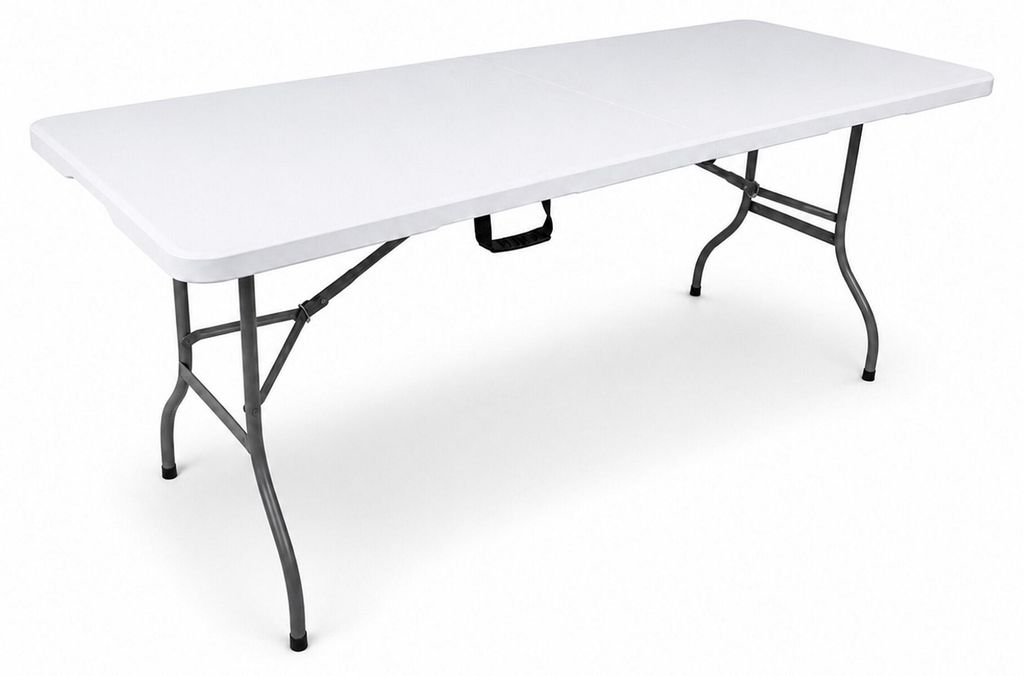 Aga Garten Klapptisch 180x74x74 cm Weiß Produktbild 
