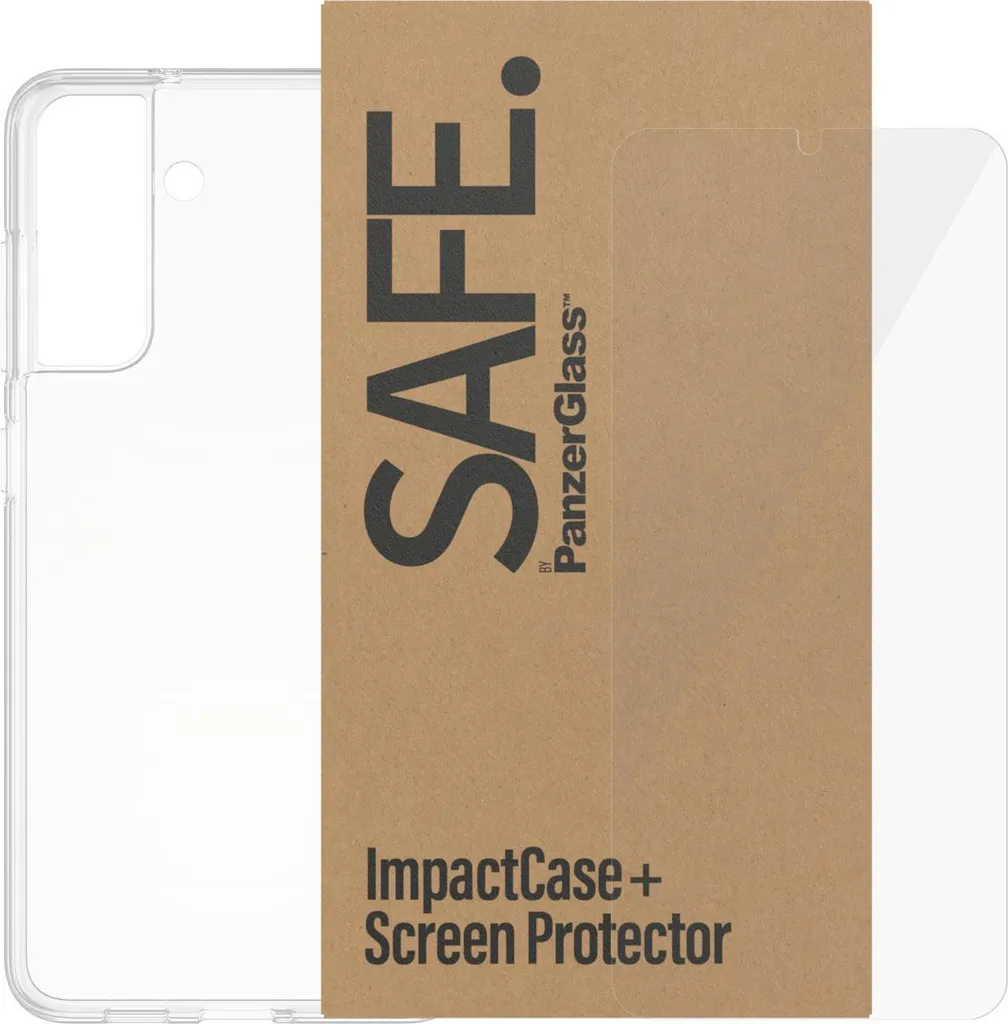 PanzerGlass SAFE.by 2-in-1 Samsung S21 FE: Protezione Totale BULK