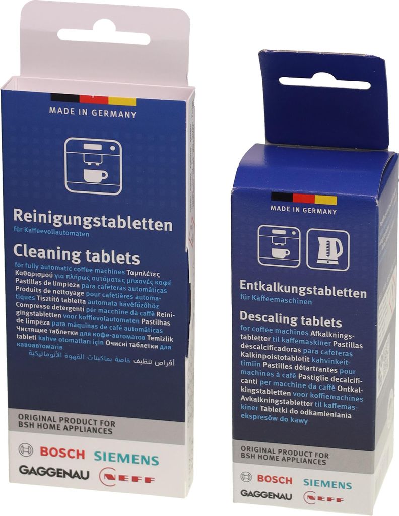 Bosch Siemens 00312261 Entkalkungstabletten+Reiniger für Kaffeemaschinen