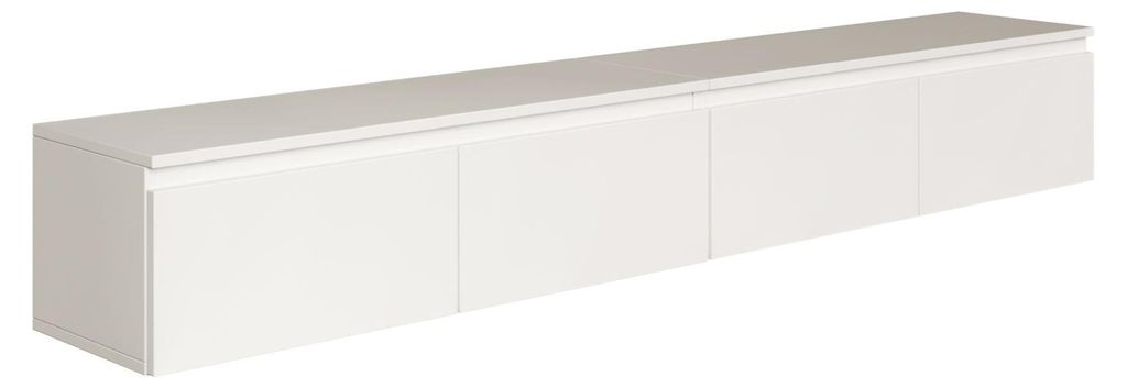 Selsey Bemmi - Mobile TV a parete, bianco, 200 cm Immagine del prodotto 