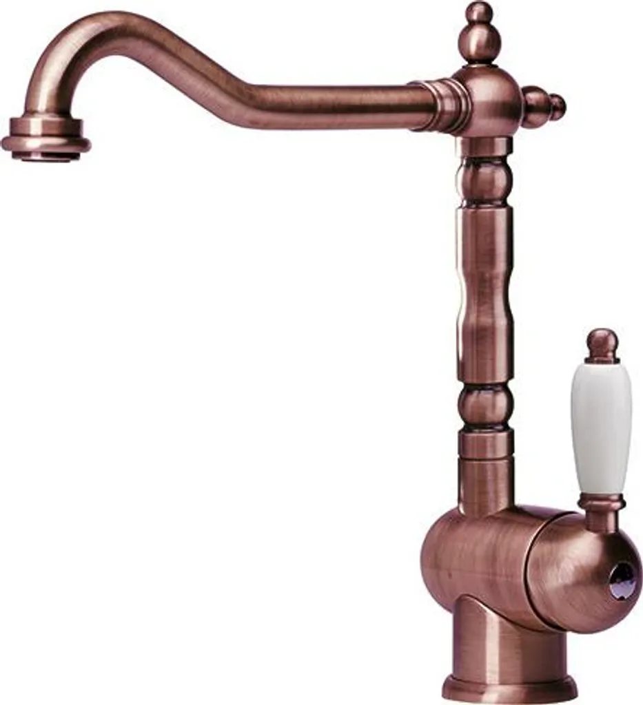 Mitigeur Franke Old England Bronze en Acier Inox avec Bec Pivotant Type L