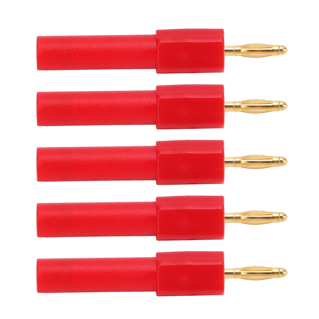 Convertire la spina a banana, spina a banana da maschio a femmina da 2 mm a 4 mm, adattatore per sonda a banana da 2 mm a sonda a banana da 4 mm, spina a banana per cambio formato, spina a banana da 2 mm a 4 mm, spina a banana per cambio formato da 2 mm a 4 mm - 6