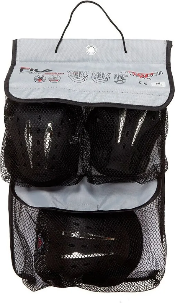 Fila Multitech Gear Protectors Set de Protection Taille L pour Roller - 2