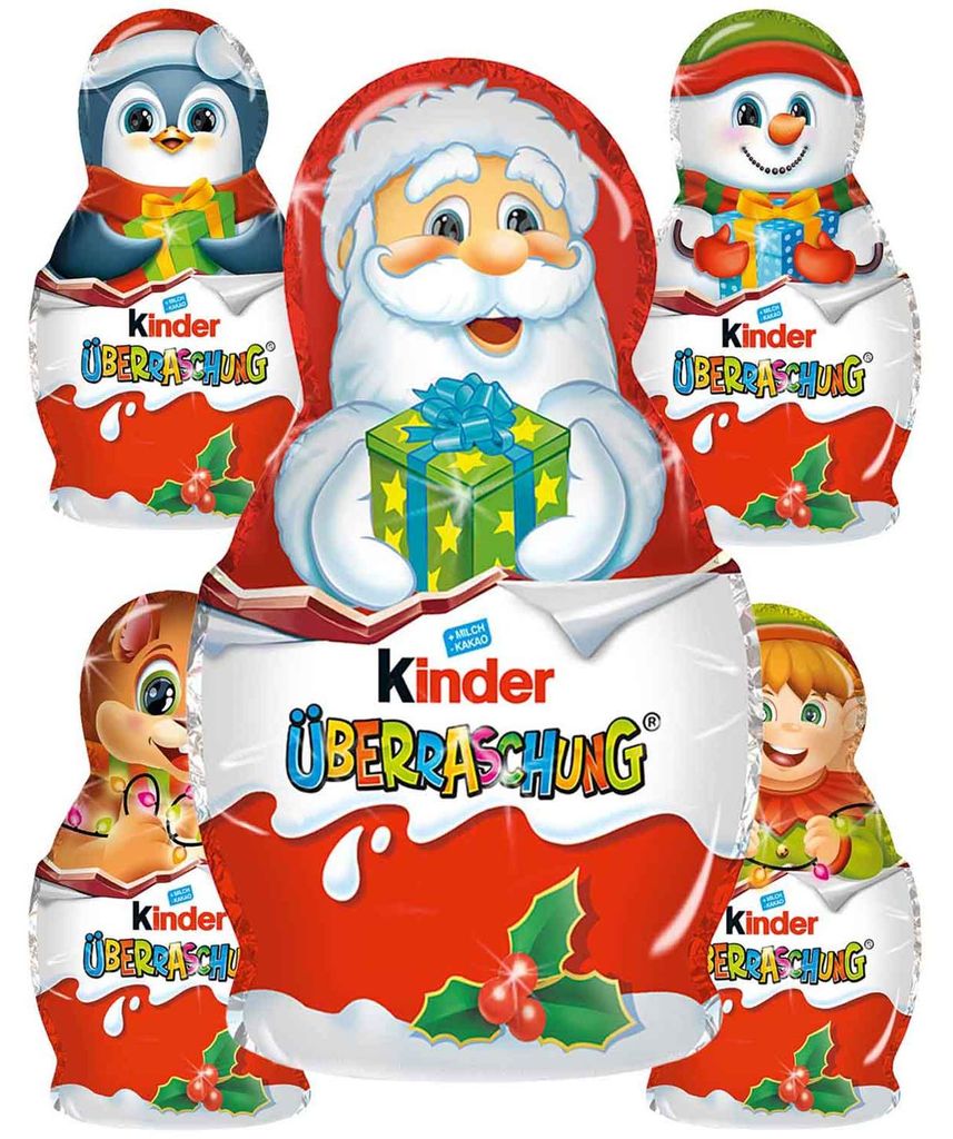 kinder Schokolade Kleine Hohlfigur mit Überraschung 36g Produktbild 