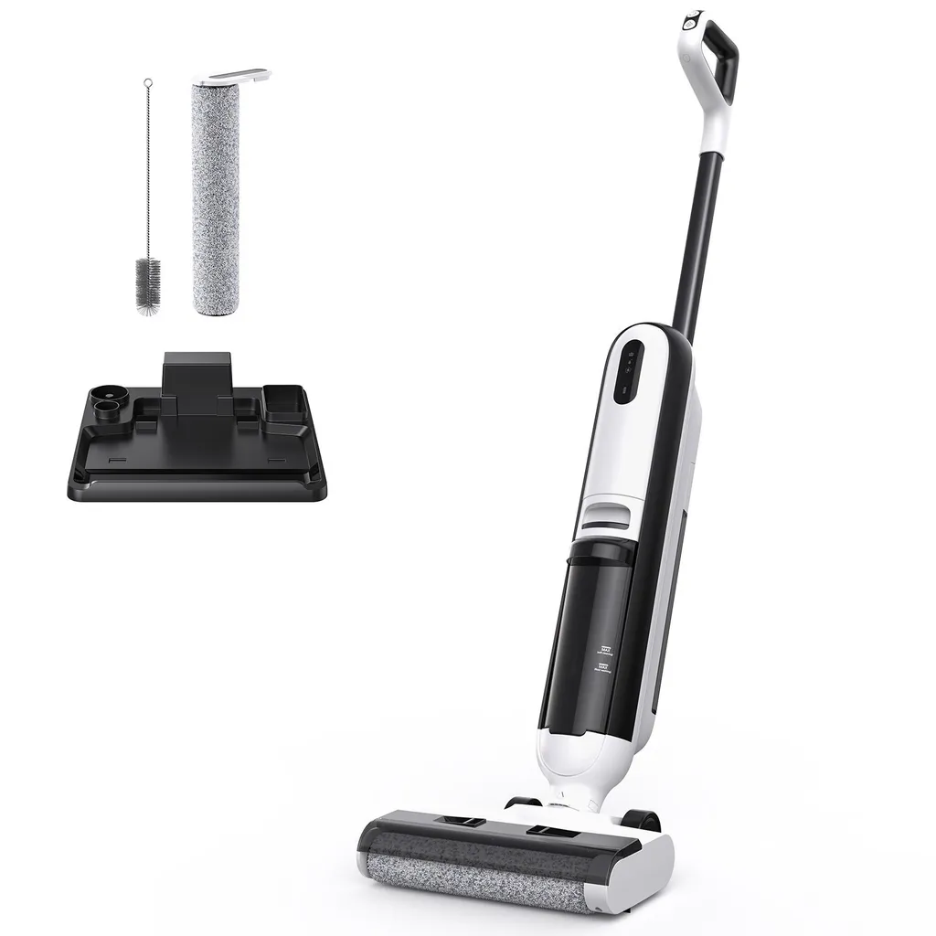 Nettoyeur de sol 3-en-1 Lubluelu T6, brosse bord à bord et autonomie