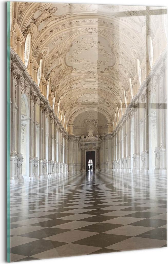 Designer Glasbild - Wandbild - Glas Bild - 20x30 cm - Museum La Veneria Reale