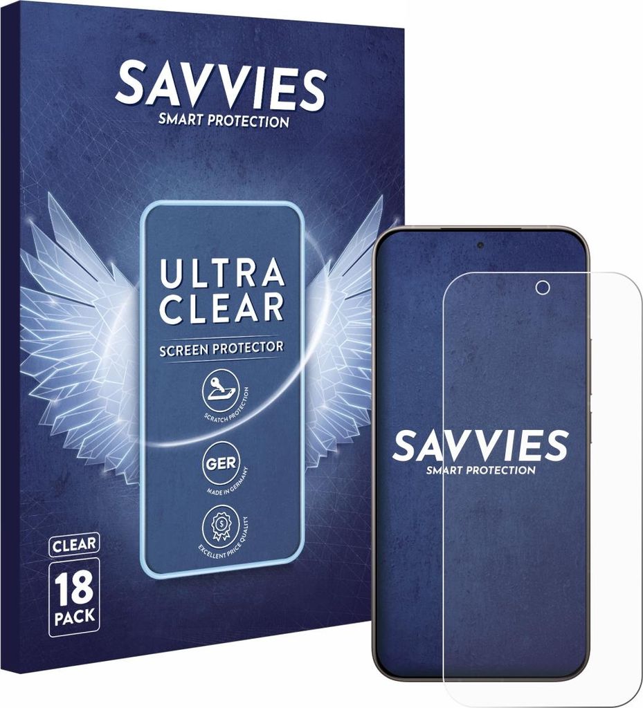 18x Für Xiaomi 17 Schutzfolie Savvies Displayschutz Display Schutz Folie Klar Transparent