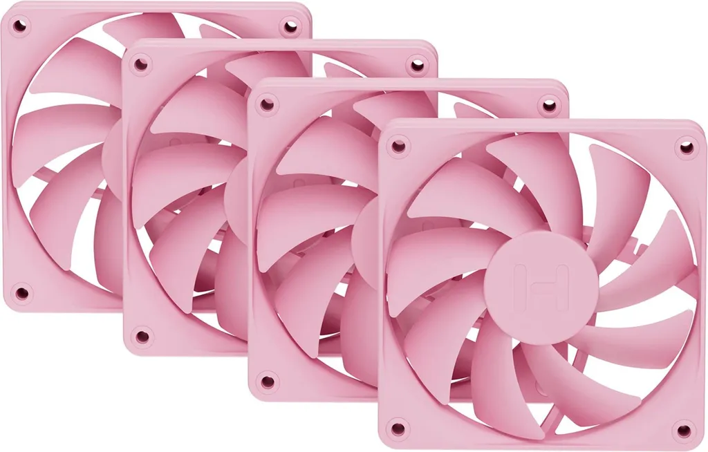 HYTE FA12 ventilateur de boîtier PC pack de 4 ventilateurs noirs PWM
