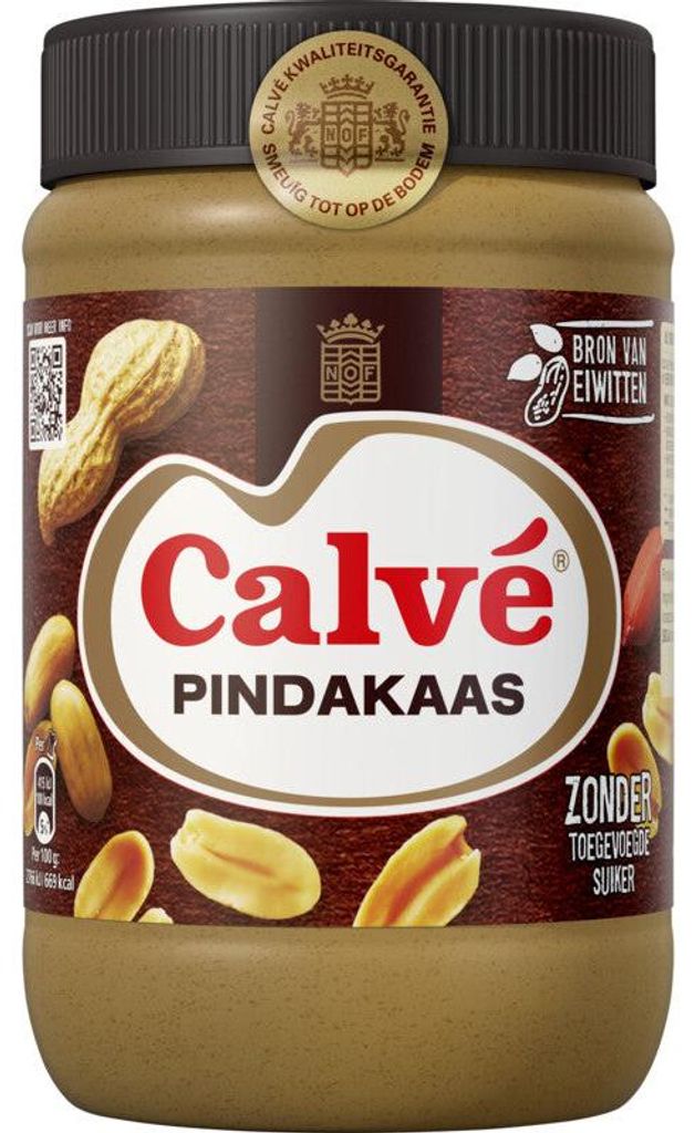 Burro di arachidi Calvé Pindakaas 650g - Cremoso, ricco di Immagine del prodotto 