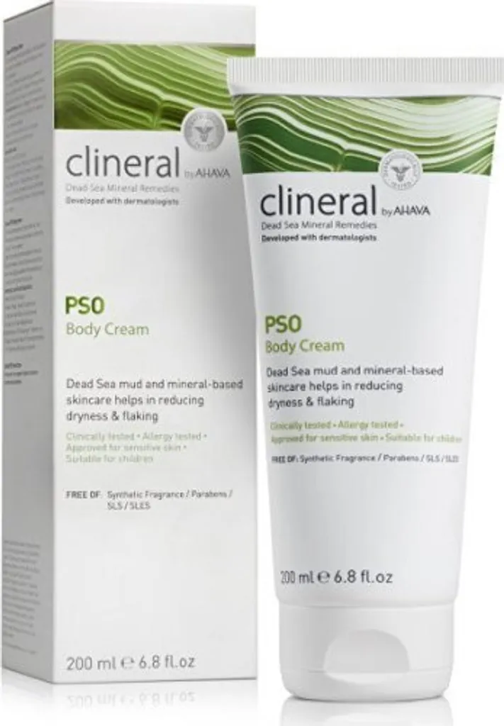 Ahava Clineral PSO Crema Corpo 200 ml - Sollievo Psoriasi e Pelle Secca
