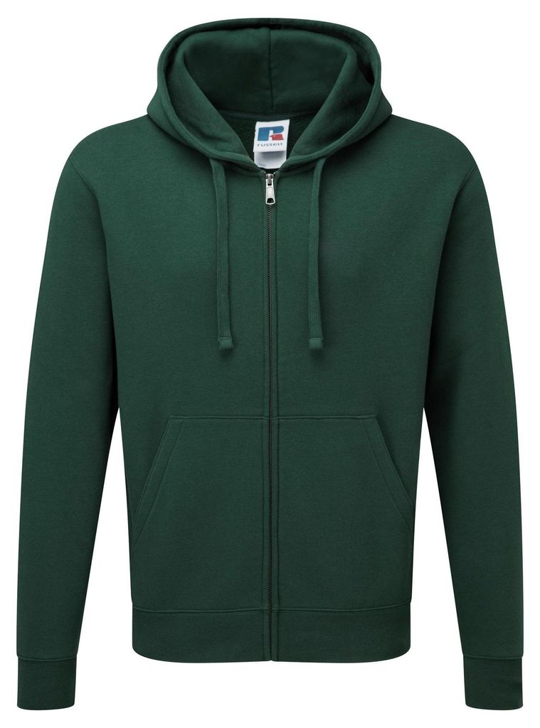 Russell Herren Authentic Kapuzenjacke FK694 (L) (Flaschengrün)