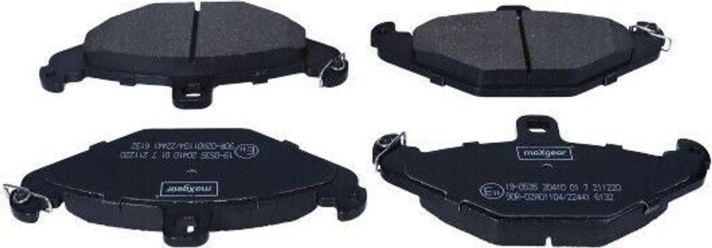MAXGEAR 19-0535 - OE 04762999 Bremsbeläge, Hinten für Espace III (JE), Laguna I, Safrane I (B54), Safrane II (B54)
