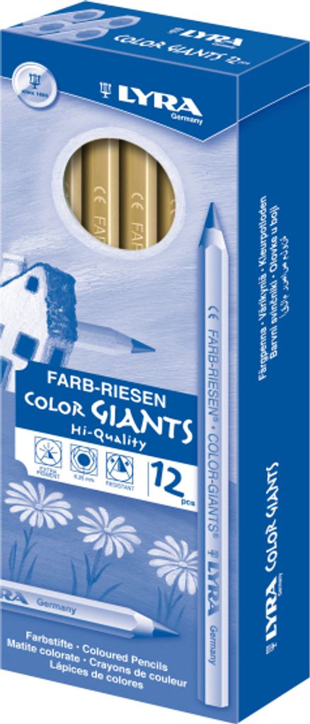 Lyra Buntstift Kleurreuzen 6k lackiert Gold - kreatives Spielzeug