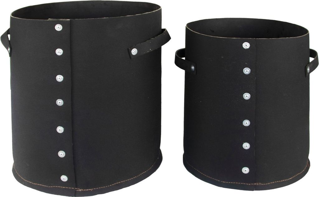 Esschert Topfdeckel-Set aus recyceltem Gummi 2 Stück