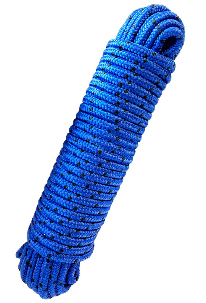 Flechtschnur Blau Polypropylenseil Flechtleine Nylonseil Seil Kunststoffseil 