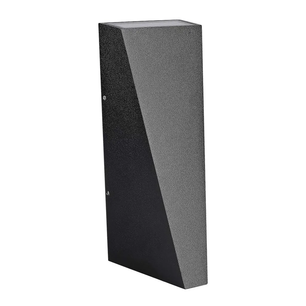 Éclairage de façade LED design noir IP65 pour terrasse et entrée 4W