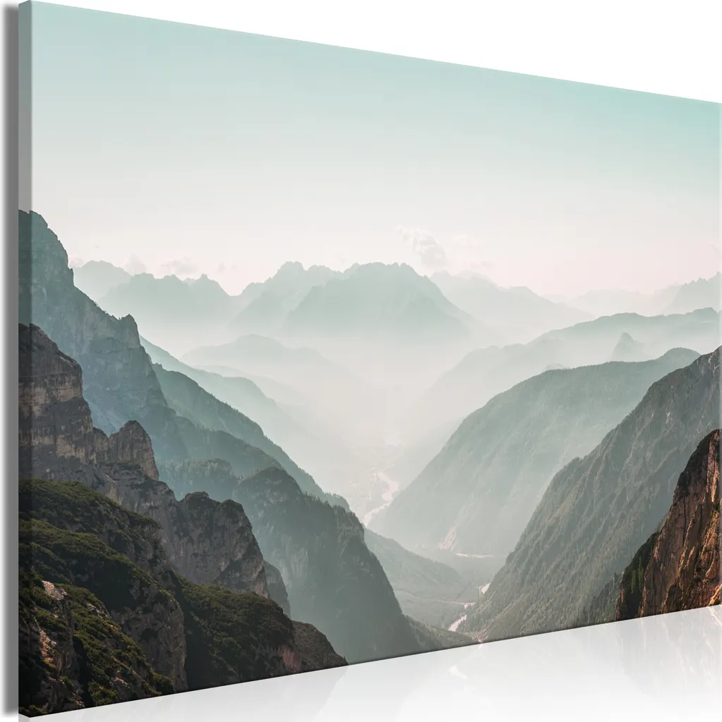 Stampa Moderna Paesaggio Montagna 120x80 - Quadro XXL su Tela
