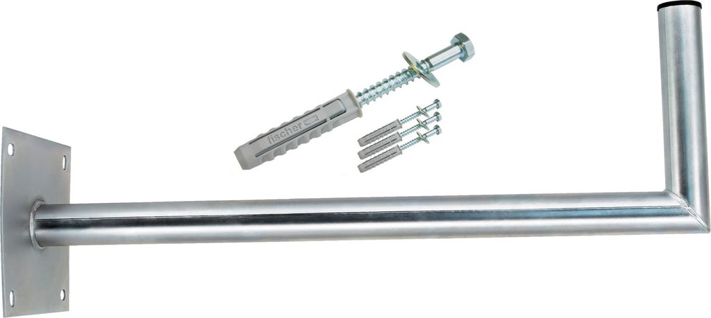 PremiumX 70-75cm Wandhalter Stahl verzinkt SAT Produktbild 
