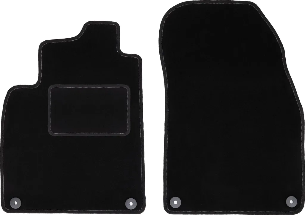 Tappetini Saab 9-3 II Y3SF Anteriori Velours Neri - Qualità su Misura