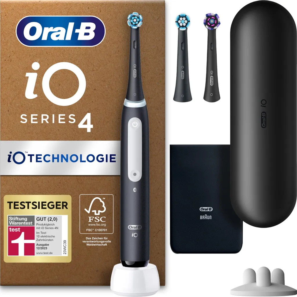 Oral-B iO 4 Plus Brosse à dents électrique contre la plaque dentaire