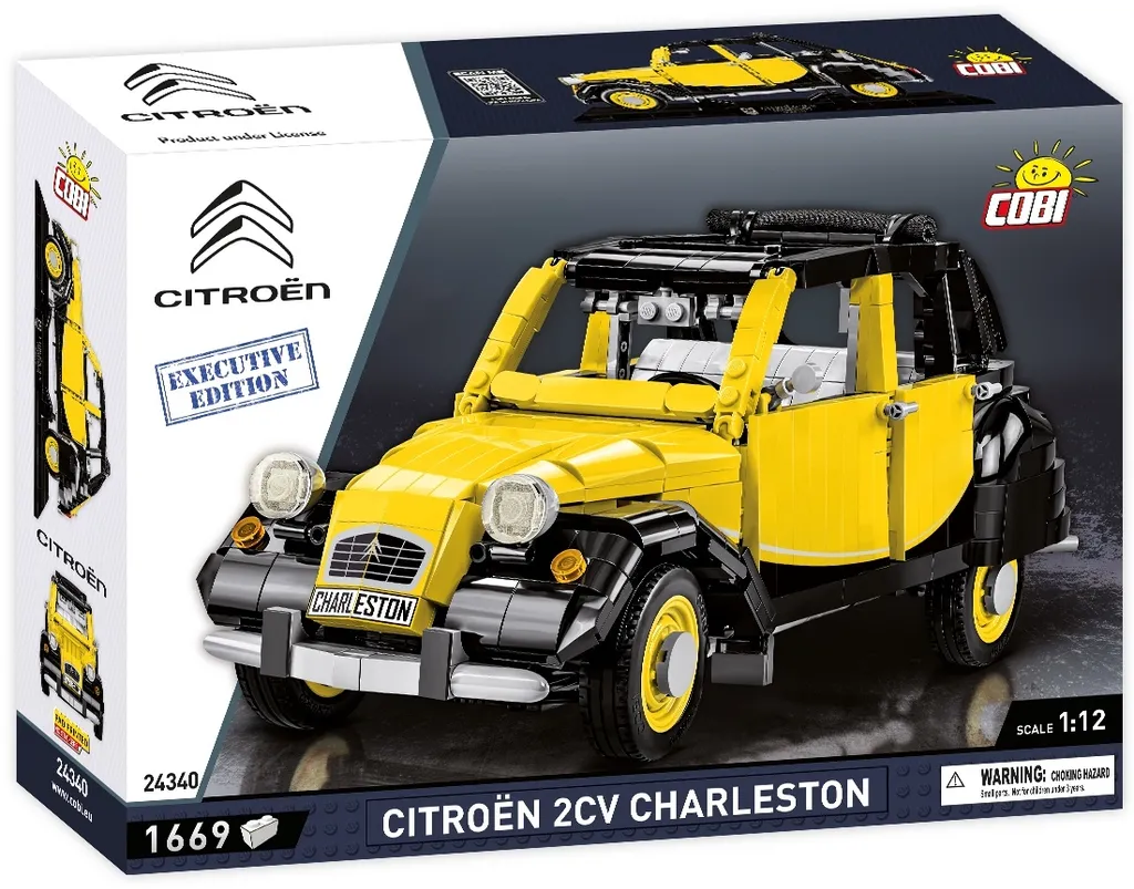 Citroën 2CV Charleston Cobi 24340 : Maquette réaliste sans colle ni peinture