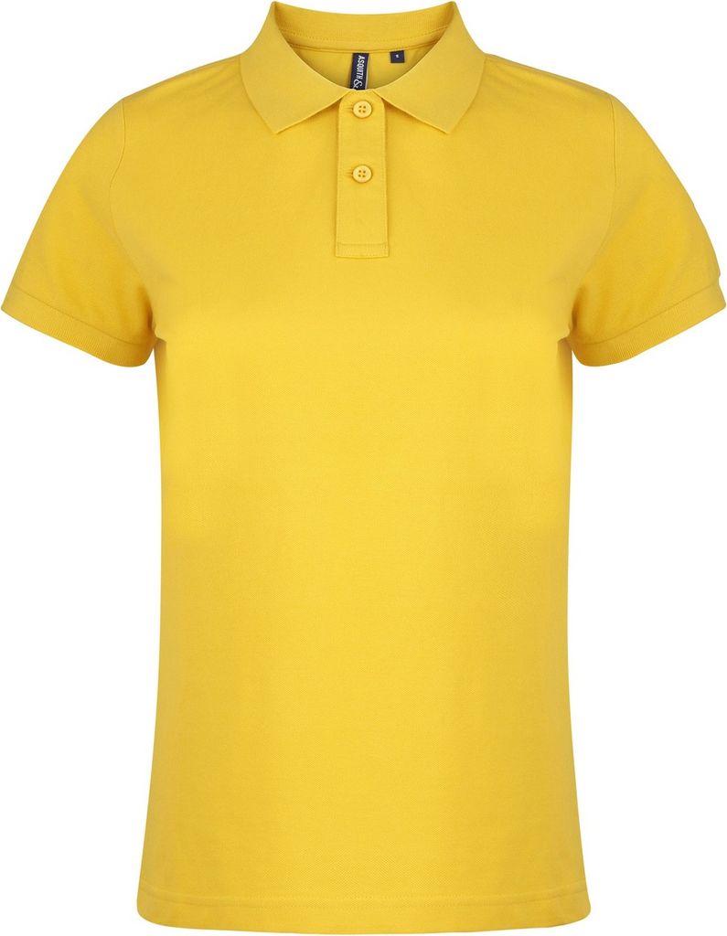 Asquith & Fox Damen Polo-Shirt, Kurzarm RW3472 (XL) (Sonnenblumengelb)