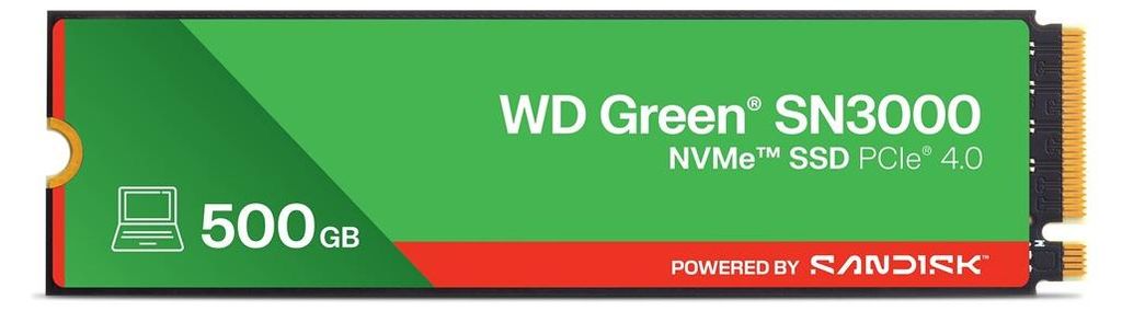 WESTERN DIGITAL M.2 SSD Green SN3000 500GB