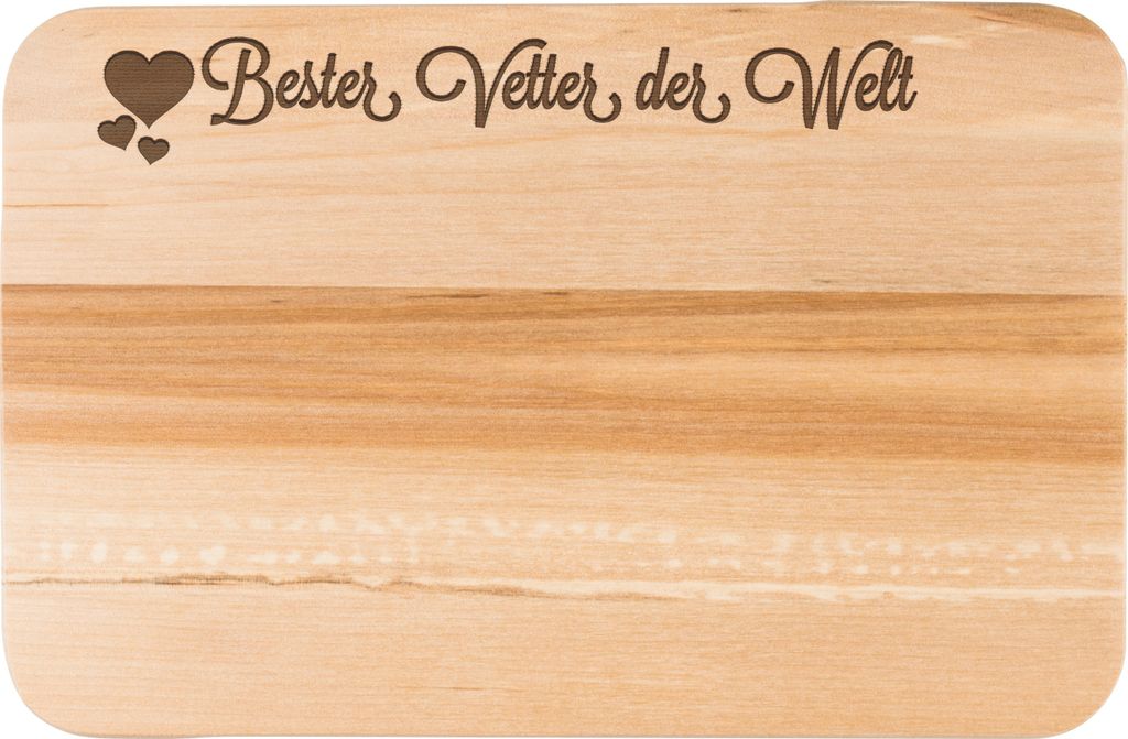 Mr. & Mrs. Panda Frühstücksbrettchen Vetter - Transparent - Geschenk, Herz Liebe Verliebt Dankeschön Geburtstag Bester Beste Bedanken, Cousin, v...