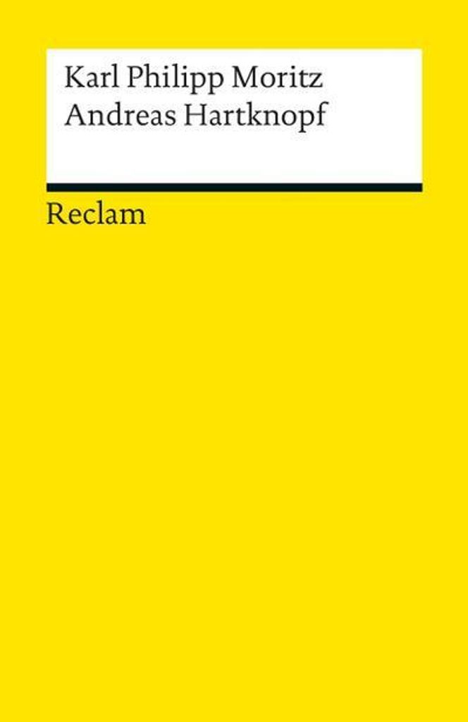 Andreas Hartknopf. Eine Allegorie / Andreas Hartknopfs Predigerjahre (Reclams Universal-Bibliothek)