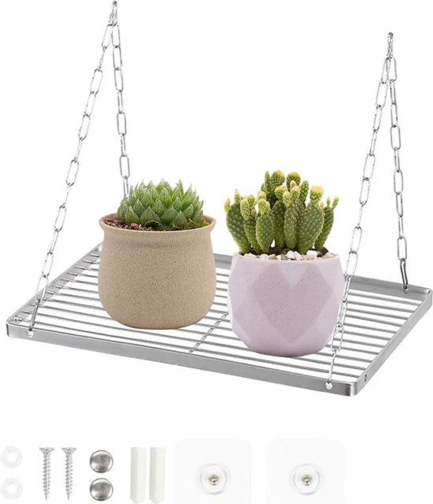 Étagère de rangement murale en acier inoxydable pour douche et épices