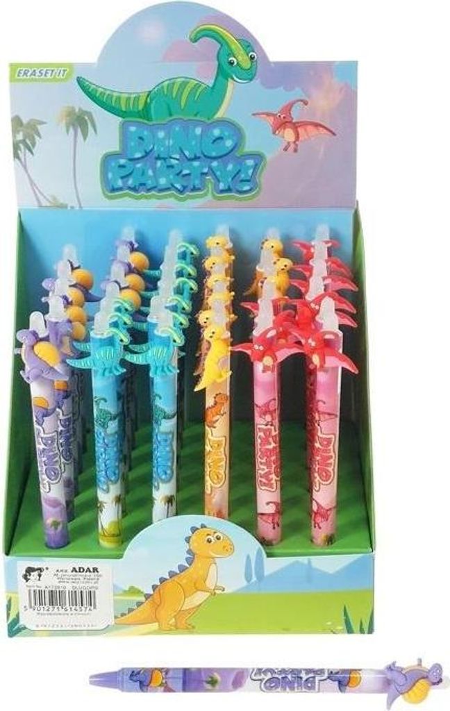Kugelschreiber mit Dinosaurier (36 Stück) – ADAR