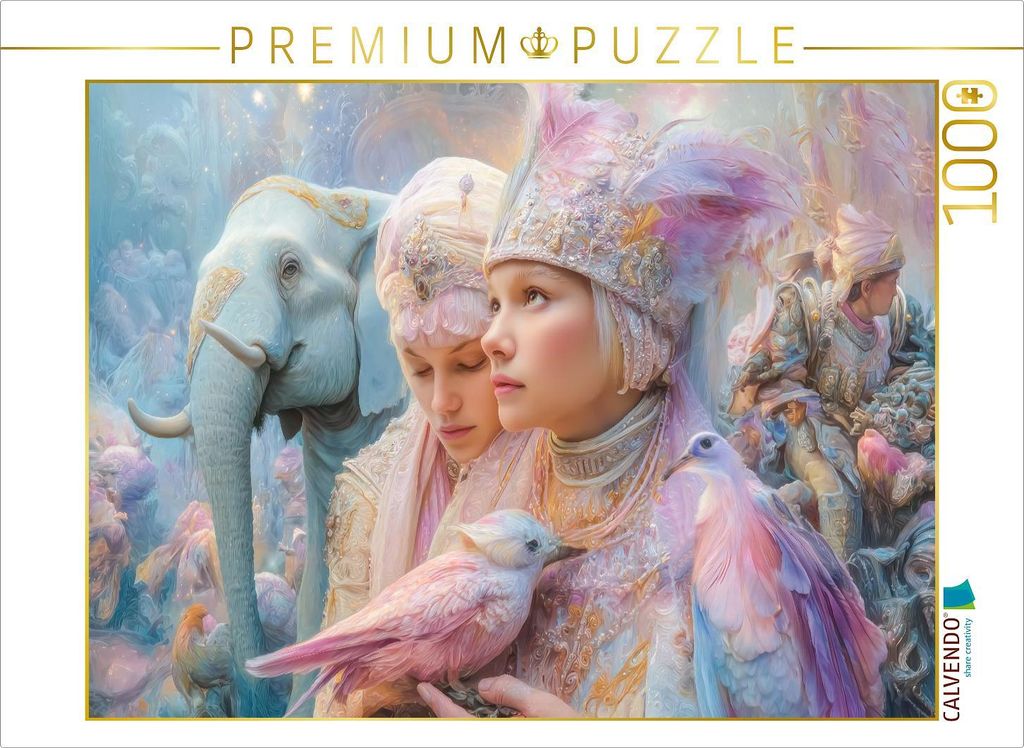 CALVENDO Puzzle Glückselige Welten | 1000 Teile Lege-Größe 64x48cm Foto-Puzzle für glückliche Stunden