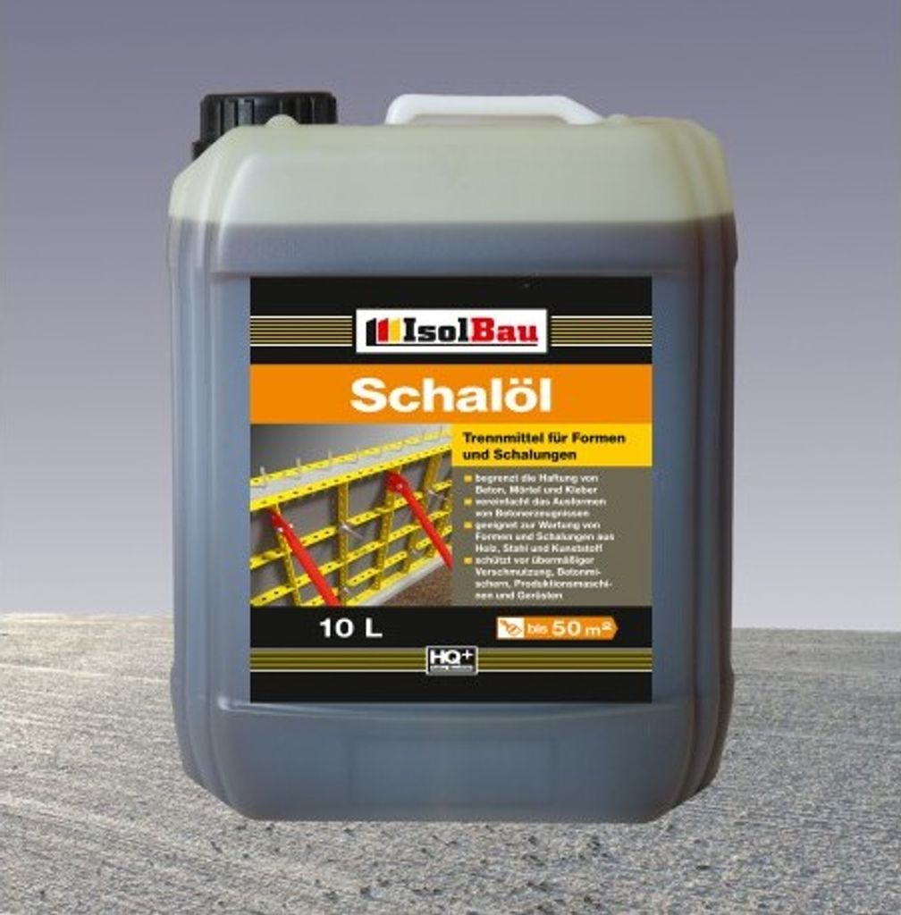 Isolbau Schalöl Professional - 10 Liter Trennmittel für Produktbild 