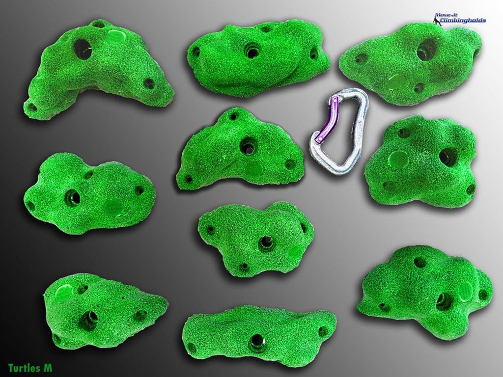 Klettergriffe Turtles M Move-it-Climbingholds,weiß