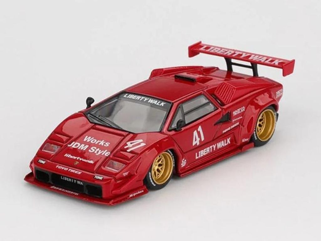 LAMBORGHINI COUNTACH LB-WORKS RED 2025 - Mini GT 1:64