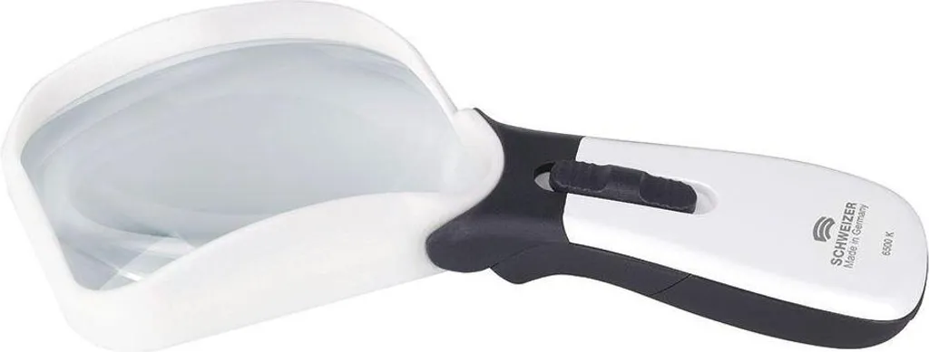 Loupe lumineuse rectangulaire 2x Schweizer ERGO-LUX Mobil 6500 K