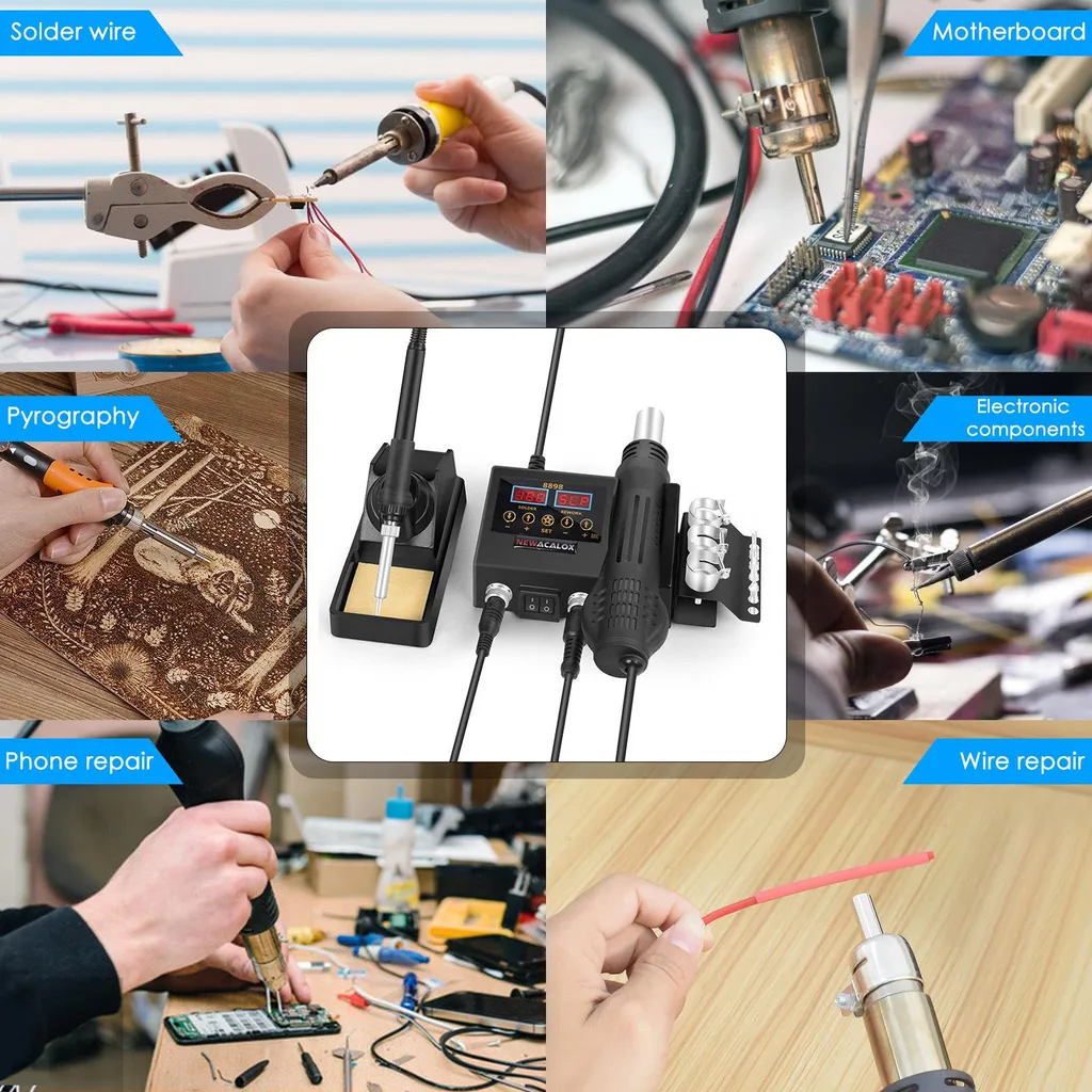 Poste à souder électronique 80W - Station de soudure LCD精密型