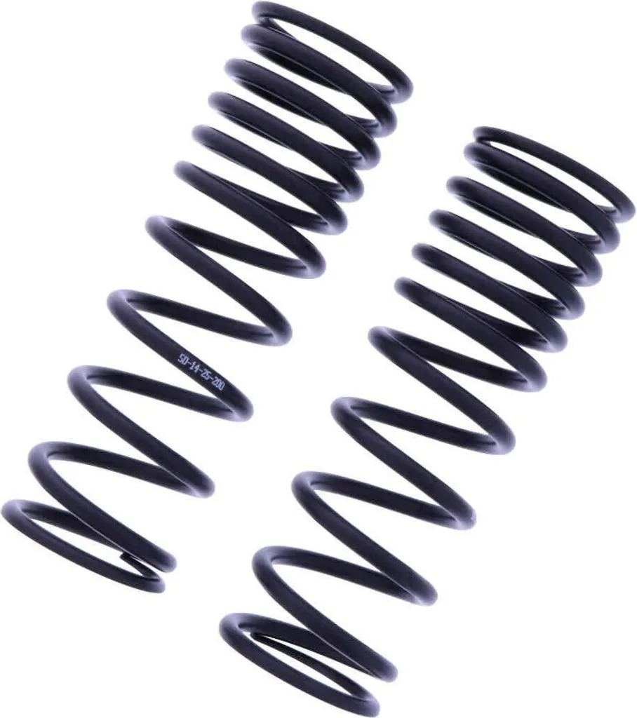 Ressorts de suspension noirs YSS 50-14-25-200 pour amortisseur moto