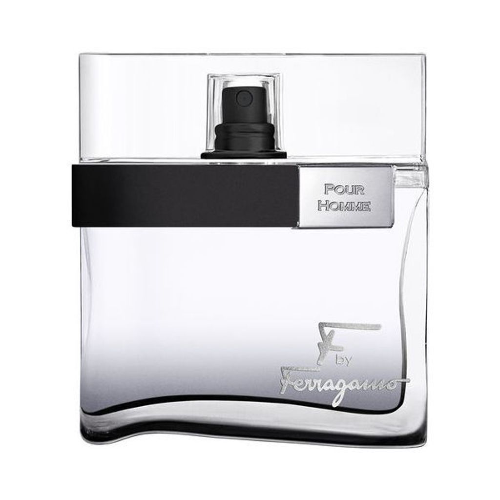 A product shot of a men's fragrance bottle.