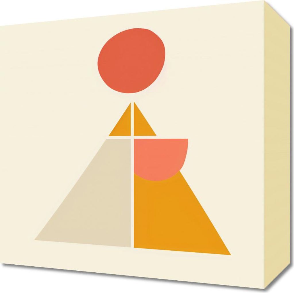 Bild 30x30cm Gleichgewichtspyramide