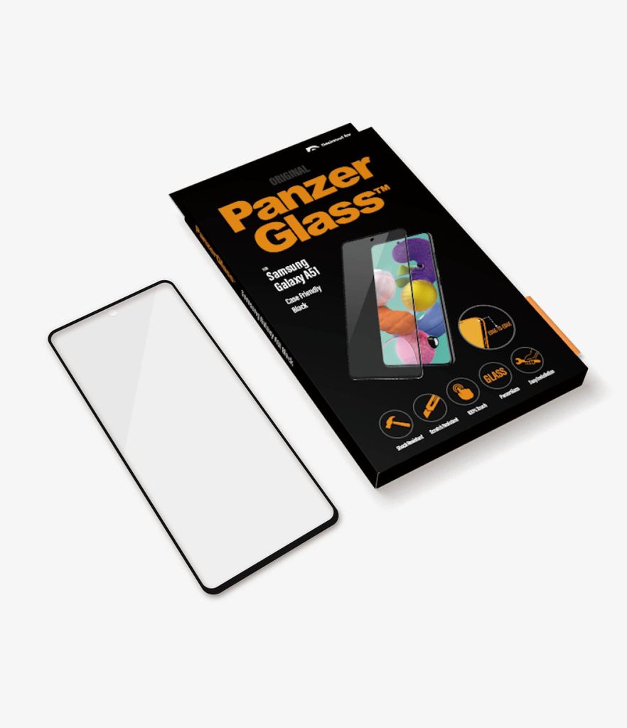 PanzerGlass™ Samsung Galaxy A51 Clear Glass Produktbild 5