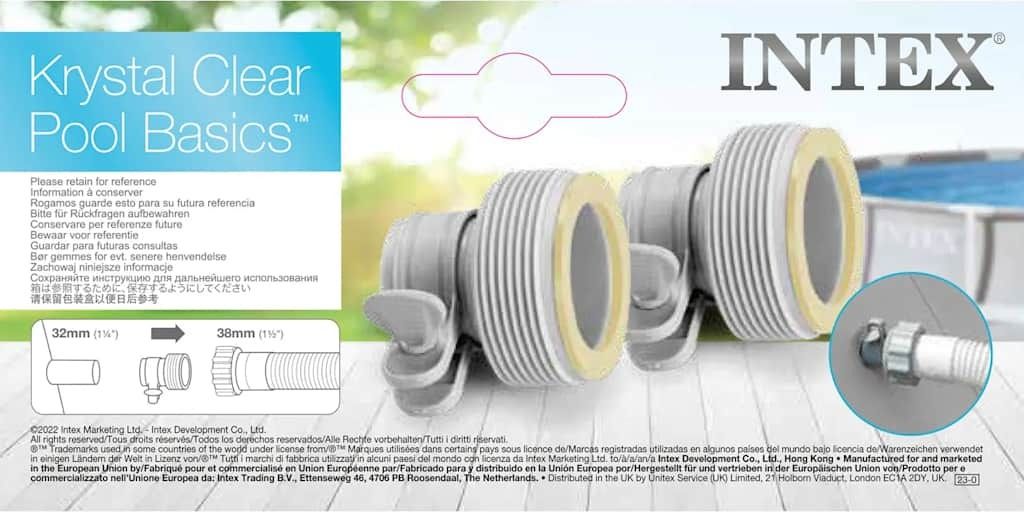 Złączki, konektory do pomp, redukcja, śr. 38mm Intex 29061 Produktbild 2