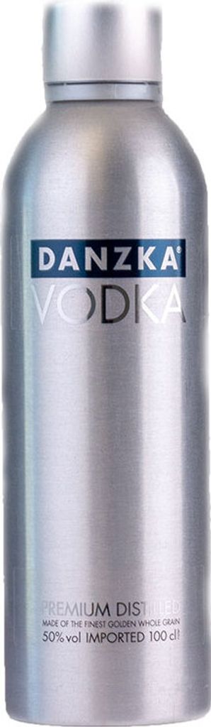 Danzka Vodka FIFTY Premium Distilled 50% Vol. 1l Produktbild 