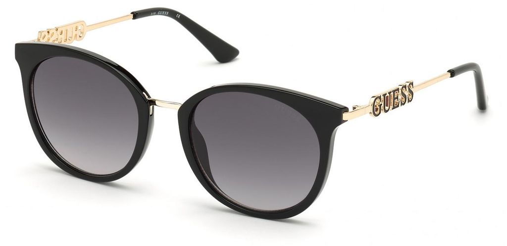 Lunettes de soleil unies Guess GU7645 Inie SHINY BLACK/GREY Image du produit 